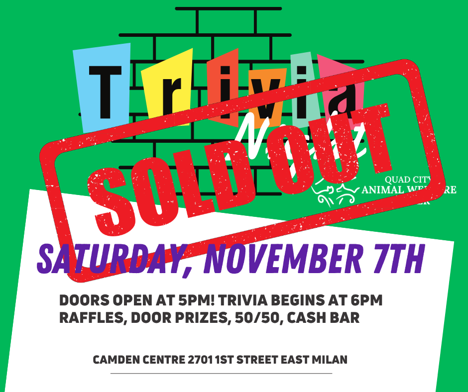 Sold out trivia night facebook post 1